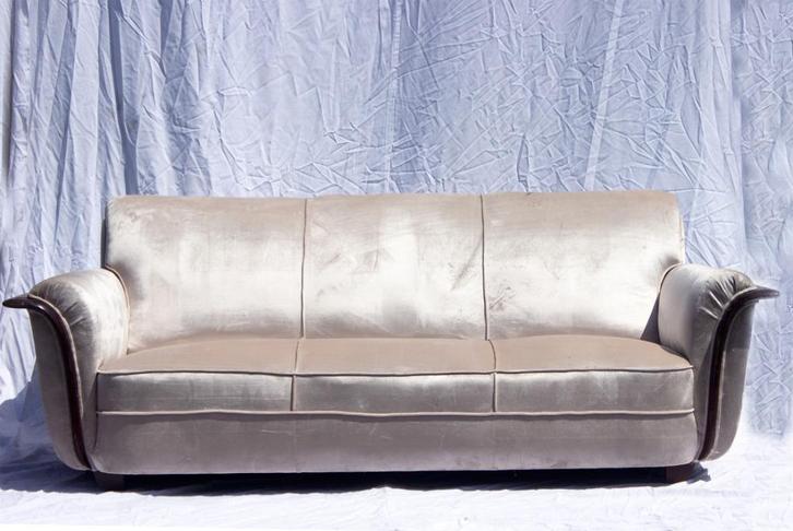 Art Deco DeCoene Salon, Huis en Inrichting, Zetels | Zetels, Zo goed als nieuw, Rechte bank, Vierpersoons of meer, 200 tot 250 cm