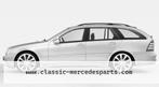 Portier Mercedes C-klasse w203 rechts-voor sedan / combi, Auto-onderdelen, Ophalen, Gebruikt, Mercedes-Benz, Deur