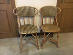 Vintage : 2 Rieten / Rotan stoelen., Ophalen