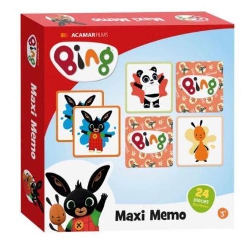 Bing Konijn Maxi Memo / Memory, Kinderen en Baby's, Speelgoed | Educatief en Creatief, Nieuw, Puzzelen, Ontdekken, Ophalen of Verzenden