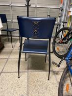 2 Chaise vintage en cuir fasem, Enlèvement