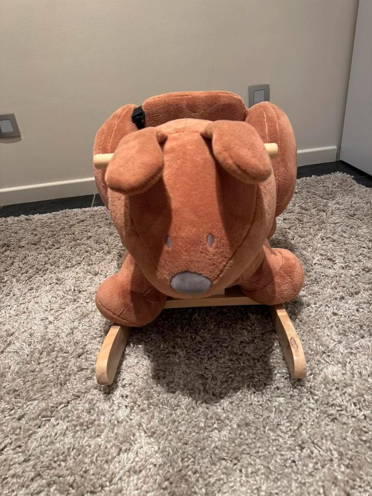 Nattou schommelpaard konijn Bonnie, Enfants & Bébés, Jouets | Jouets a bascule, Comme neuf, Enlèvement