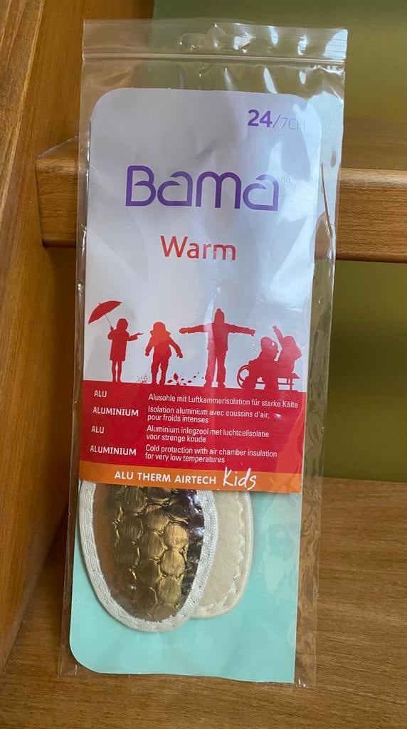 NIEUWE , Warme, isolerende inlegzool maat 24 ( merk BAMA) 🍄, Kinderen en Baby's, Kinderkleding | Schoenen en Sokken, Nieuw, Overige typen