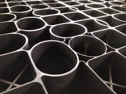 Grindmatten 4CM!, Grasmatten,Grindplaten, splitplaten, HDPE, Tuin en Terras, Grind, Keien en Split, Nieuw, Grind, Zwart, Overige materialen