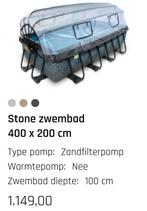 Exit stone zwembad met overkapping, Ophalen, Gebruikt