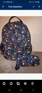 Schoolrugzak met pennenzak., Ophalen, Zo goed als nieuw, Kipling