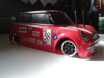 rc nitro mini cooper HPI..collector, Échelle 1:10, Voiture on road, Enlèvement, Utilisé