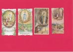 4 devotieprentjes Lourdes, Enlèvement ou Envoi, Image pieuse