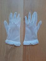 Wit/Vintage zeilhandschoenen, Ophalen of Verzenden, Dames