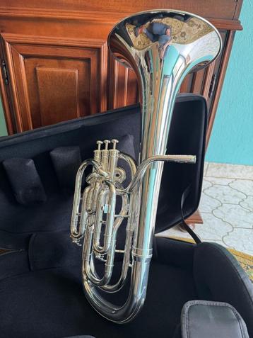 Bariton Sterling John Packer, Muziek en Instrumenten, Ophalen of Verzenden, Zo goed als nieuw, Koperblazer, Met koffer of draagtas