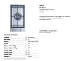 Miele Domino kookvlak gas CS 1011-1 G, Elektronische apparatuur, Kookplaten, Nieuw, Inbouw, Ophalen, 3 kookzones of minder
