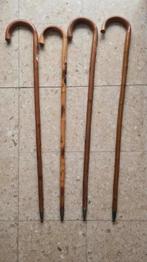 4 vintage wandelstokken, Ophalen of Verzenden, Gebruikt