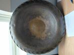 mooie ronde koperen schaal , geklopt, Antiek en Kunst, Ophalen