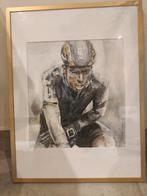 Unieke aquarel Wout Van Aert, Ophalen