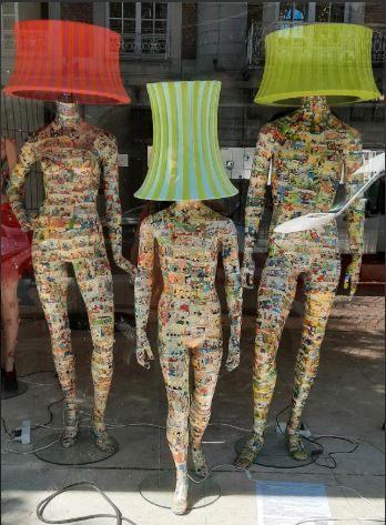 POP ART staande lampen Donald Duck magazine paspop, Huis en Inrichting, Lampen | Vloerlampen, Zo goed als nieuw, Kunststof, Overige materialen