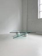 Roche Bobois salon tafel vintage 80, 50 tot 100 cm, Minder dan 50 cm, Glas, Zo goed als nieuw
