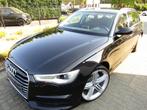 Audi A6 Avant (150pk) full option S line look model'18, Auto's, Audi, 118 g/km, 1995 cc, Navigatiesysteem, Zwart