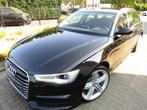 Audi A6 Avant (150pk) full option S line look model'18, 5 places, Noir, Break, Carnet d'entretien