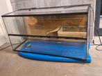 Terrarium met eiland voor waterschildpad 100x40x50, Dieren en Toebehoren, Ophalen, Gebruikt