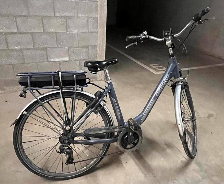 Elektrische fiets Oxford Brighton Blauw, Fietsen en Brommers, Elektrische fietsen, Gebruikt, Overige merken, 51 tot 55 cm, 50 km per accu of meer