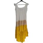 Zomerjurk met sleep maat L, Kleding | Dames, Verzenden, Geel, Maat 42/44 (L), Zo goed als nieuw