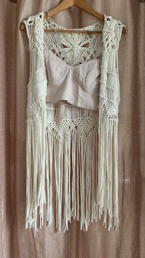 Veste en macramé, Kleding | Dames, Jumpsuits, Nieuw, Maat 38/40 (M), Wit, Ophalen