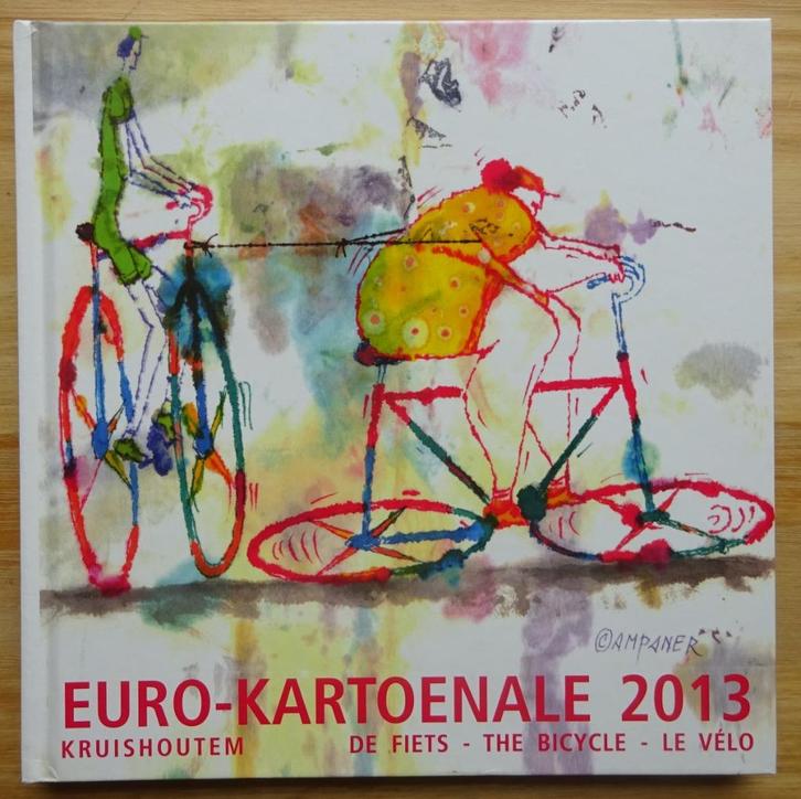 Kartoenale 2013 Kruishoutem, de fiets, Boeken, Humor, Zo goed als nieuw, Moppen, Ophalen of Verzenden