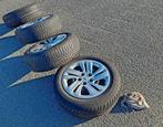4 jantes originales Hyundai avec pneus hiver 205/60-16, Auto-onderdelen, Banden en Velgen, Ophalen, Gebruikt, 16 inch, Banden en Velgen