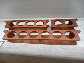 Voor boot, teakhouten houder voor glazen van 6, 4 of 2 glaze beschikbaar voor biedingen
