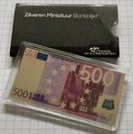 Zilveren mini 500€ Biljet  Belgie, Ophalen of Verzenden, Zilver
