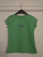 Groene t-shirt met lelie - Bel&Bo - maat 122