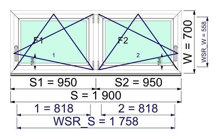 Fenêtre triple vitrage, Bricolage & Construction, Vitres, Châssis & Fenêtres, Neuf, Fenêtre de façade ou Vitre, Moins de 80 cm