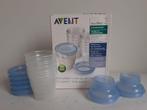 AVENT 5 bewaarpotjes + 2 adapters, Kinderen en Baby's, Ophalen, Zo goed als nieuw, Overige typen