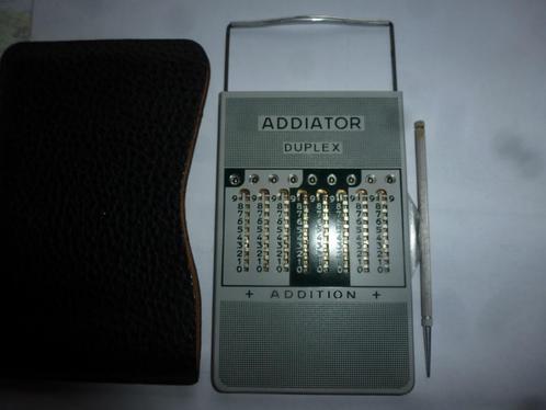 calculette rapide ADDIATOR, Verzamelen, Blikken, Zo goed als nieuw, Overige, Overige merken, Ophalen of Verzenden