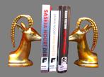 Gemzen - koper boekensteunen - bokkenkoppen, Antiek en Kunst, Antiek | Brons en Koper, Ophalen of Verzenden, Koper