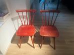 Vintage spijlenstoelen, Huis en Inrichting, Ophalen, Gebruikt, Twee, Vintage