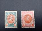 België zegels nr 132/133 gestempeld lot 225B, Ophalen of Verzenden, Gestempeld