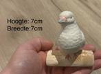 Beeldje vogel op boomstam, Ophalen of Verzenden, Zo goed als nieuw