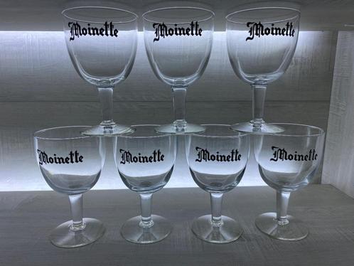 68/ Lot de 7 Verres Moinette 33cl - H.15,7cm, Verzamelen, Glas en Drinkglazen, Zo goed als nieuw, Bierglas, Ophalen of Verzenden