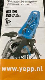 Fietsstoeltje Yepp voor zadelbevestiging., Kinderen en Baby's, Ophalen, Zo goed als nieuw, Gordel(s)