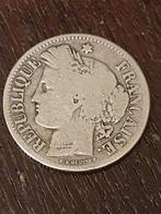 2 francs zilverstuk 1871 K KM#816.2 ZELDZAMER  zie beschrijv, Enlèvement ou Envoi, France, Monnaie en vrac, Argent