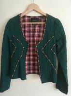 Maison Scotch smaragdgroen jasje / vest size 1, Comme neuf, Vert, Taille 36 (S), Envoi