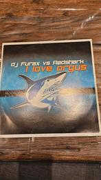 Dj Furax vs Redshark  I love orgus, CD & DVD, Vinyles | Dance & House, Comme neuf, Enlèvement ou Envoi