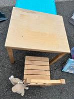 Table et chaise pour enfants en bois, Ophalen, Zo goed als nieuw