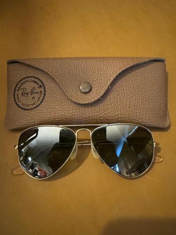Vintage jaren 50 zeldzame Ray-Ban Aviator 52 Double Gradient, Enlèvement ou Envoi, Utilisé, Lunettes de soleil, Ray-Ban