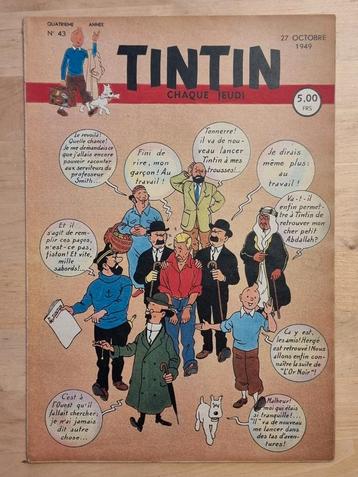 fascicule TINTIN du 27 octobre 1949 beschikbaar voor biedingen