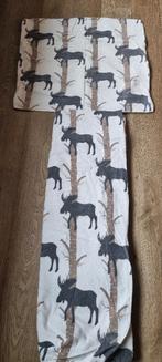 flanellen dekbedovertrek met herten op 1-persoons, Gebruikt, Jongetje of Meisje, Beige, Dekbedovertrek