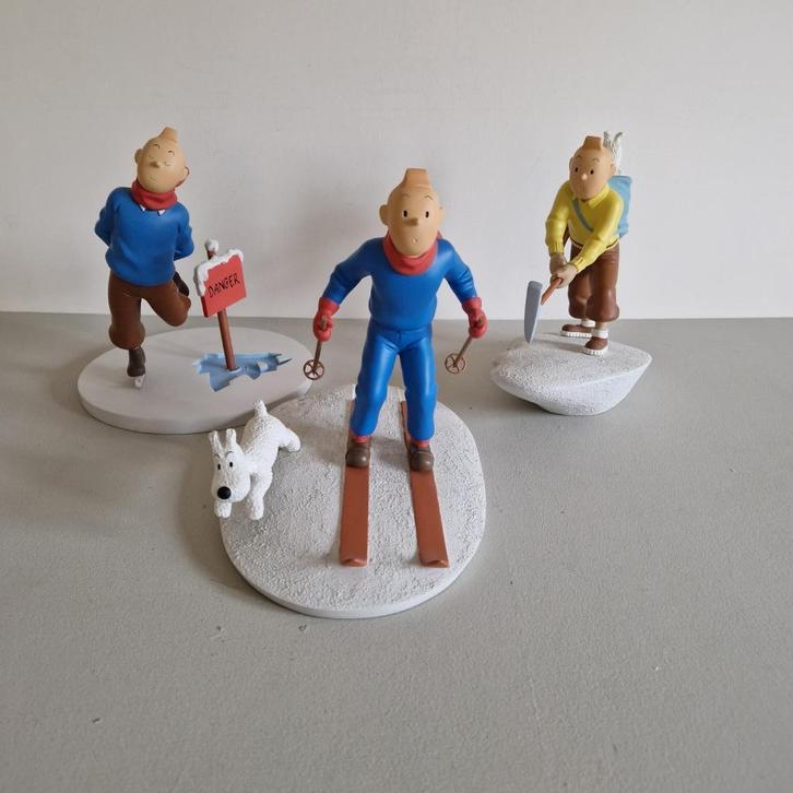 Kuifje / Tintin, complete collectie Neige / Carte de Voeux, Verzamelen, Stripfiguren, Nieuw, Beeldje of Figuurtje, Kuifje, Ophalen of Verzenden