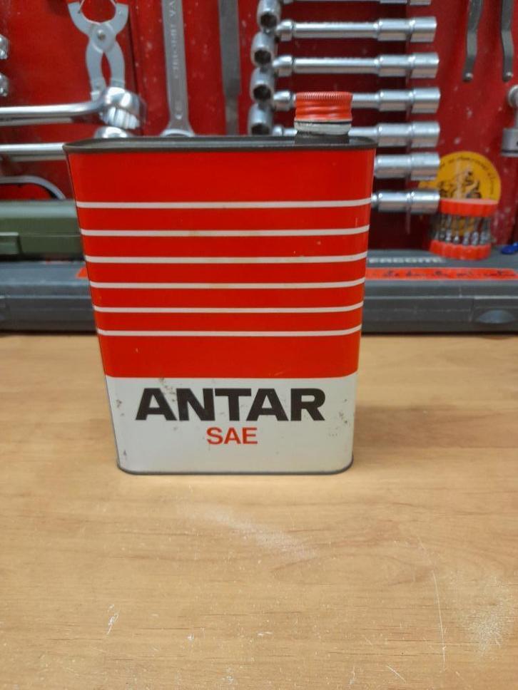 Een oud, leeg blikje olie, antar save, Verzamelen, Merken en Reclamevoorwerpen, Gebruikt, Overige typen, Verzenden