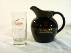 Vintage waterkan van Grant’s whiskey met glas., Ophalen of Verzenden